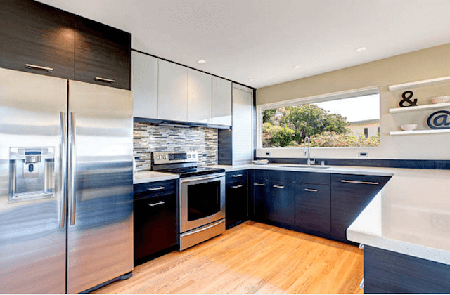 stainless steel appliances